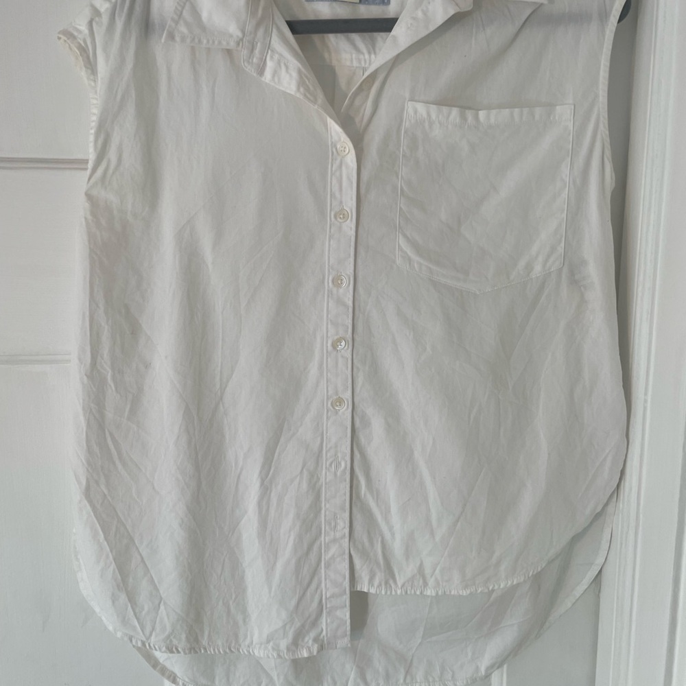 White Maeve blouse never worn